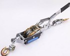 4-Ton Dual Gear Power Puller Winch Heavy Duty 2 Hook Cable Puller Hand Winch