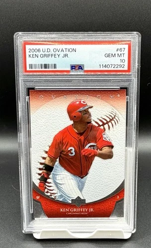 2006 Upper Deck Ovation Ken Griffey Jr PSA 10, #67