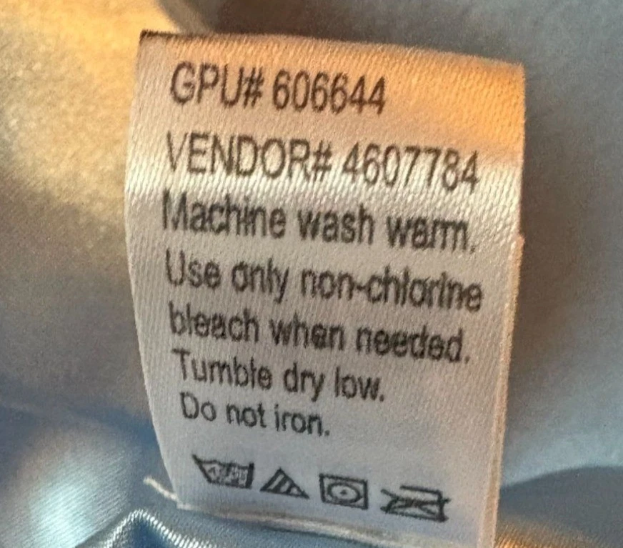 Manta de bate de béisbol Circo Baby azul con ribete satinado - suave felpa poliéster embr Foto 3 de 4