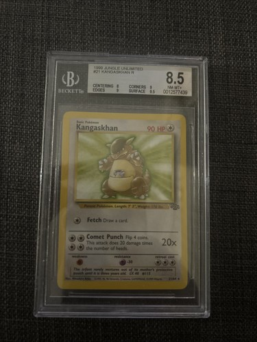 Kangaskhan (Unlimited) graded BGS 8.5 for sale on eBay