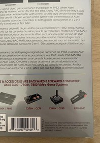ATARI 7800 PAC MAN DOUBLE FEATURE Video Game - Atari 2600+ / 7800+ - NEW SEALED