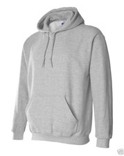GILDAN Men's XL Dry Blend Hooded Sweatshirt/Hoodie. Grey