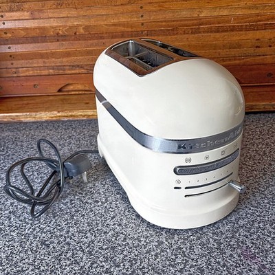 Toaster - KitchenAid Artisan Mandelcreme 2 Scheiben automatischer Sensor 7 Farben sehr guter Zustand