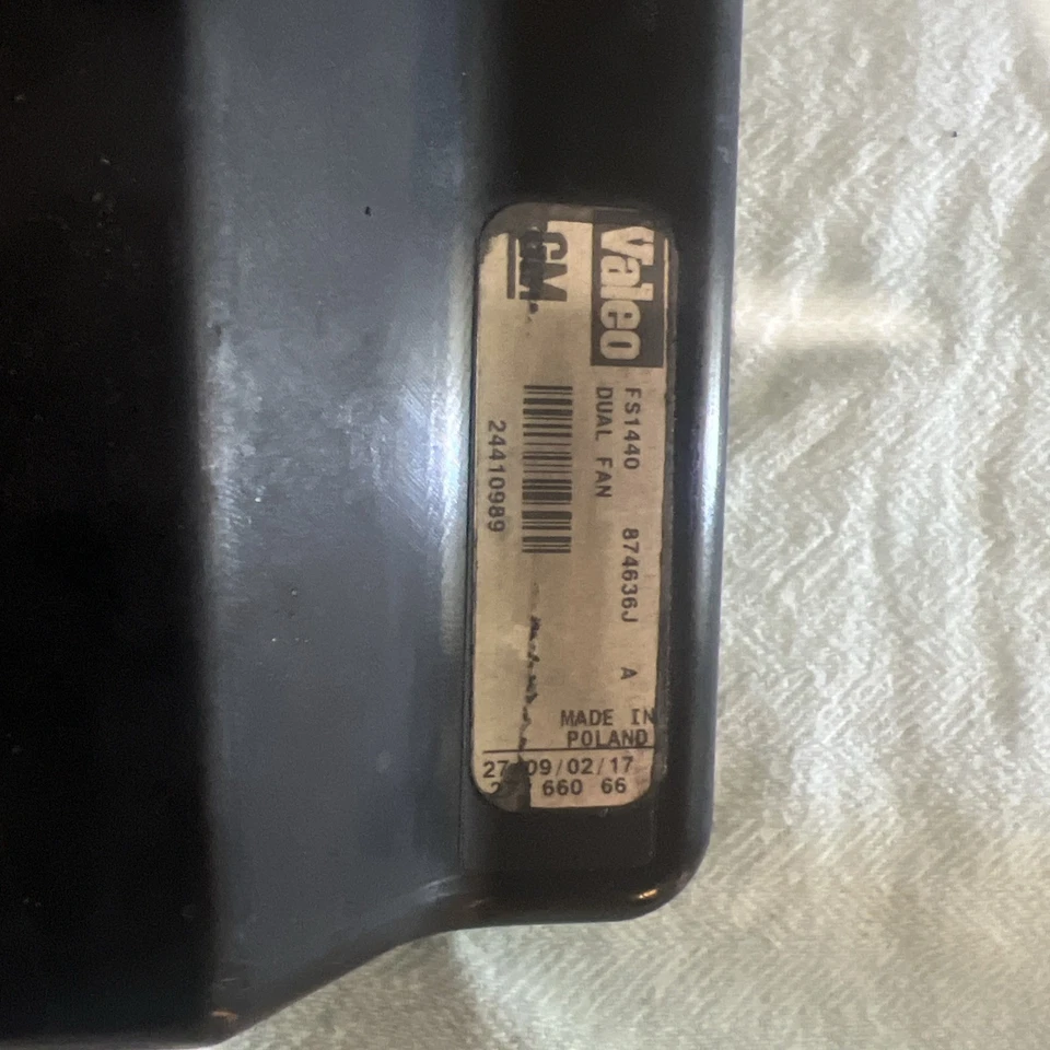 SAAB 9-3 SS Twin Dual Fans B207 24410933 24410989 874636J FS1440 2003-2010 - Image 3 of 4