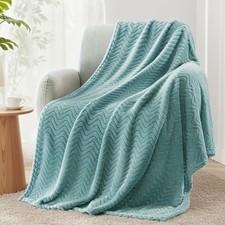 Fleece Throw Blanket for Couch, Cozy Lightweight Blankets  50x70 Inches