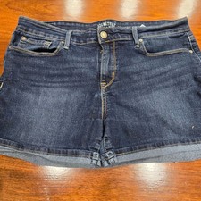 Signature by Levi Strauss  Co. Modern Shorts Dark Blue Denim Women's Size 12