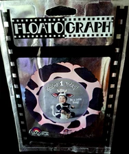 Vintage 1996 baby in cow costume happy 1st birthday  mylar balloon new