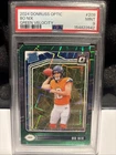 2024 Panini Donruss Optic PSA9 Rated Rookie Bo Nix #209Green Velocity Prizm