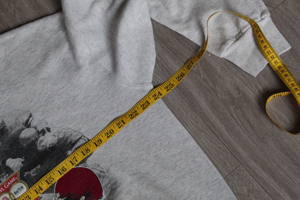 Sudadera Vintage 1996 Rose Bowl Nuez moscada Cuello Redondo Hecha en Estados Unidos Talla Grande Foto 4 de 4