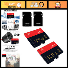 128GB Micro SD Card Class 10 - 2 Pack High Speed Memory Cards with Adapter for T