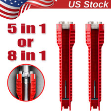 8in1 Multi tool Faucet Sink Installer Pipe Wrench For Plumbers  Homeowners Lot