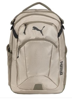 Puma Backpack Challenger 2 Tan Pockets Reflective Compression