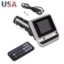New LCD Screen Display Car Bluetooth FM Radio Transmitter Radio Music Adapter
