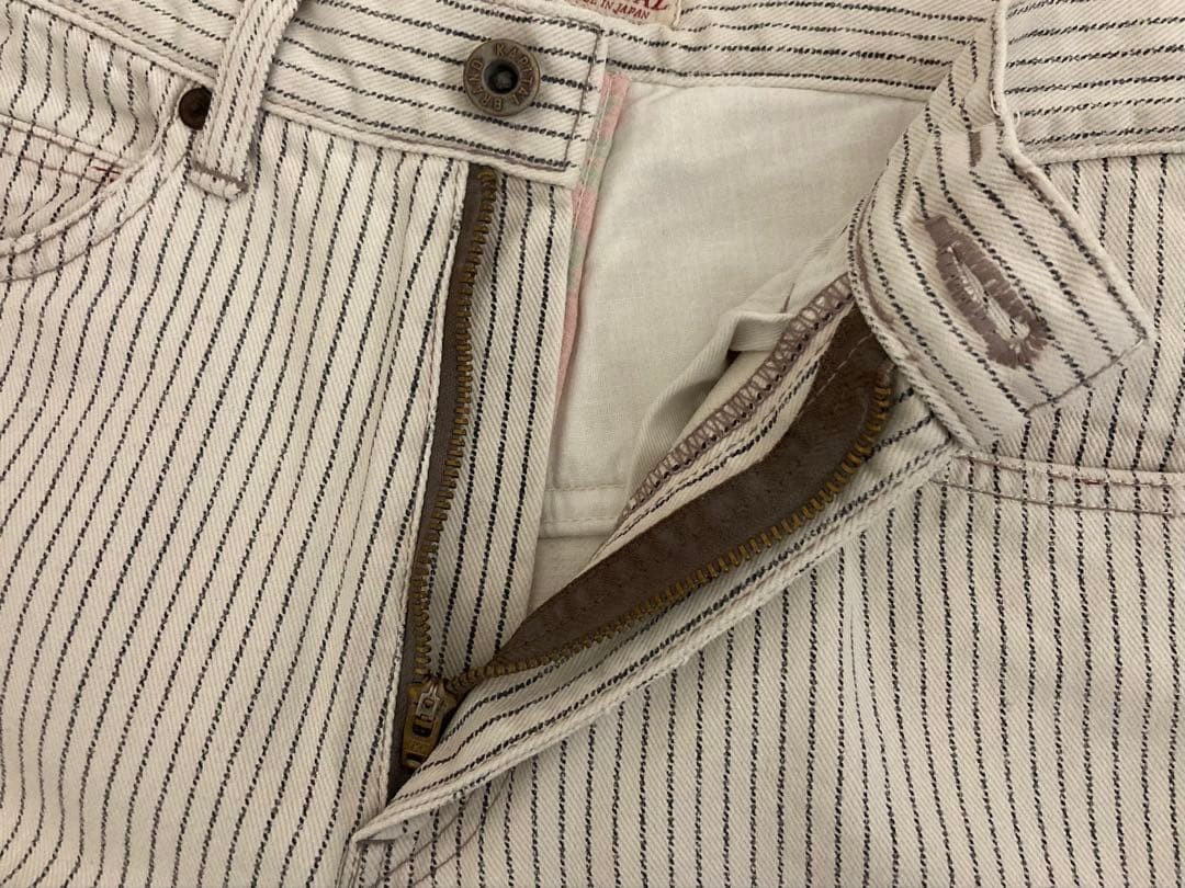 KAPITAL Psychedelic Patchwork Stripe Pants 30 Uni… - image 4