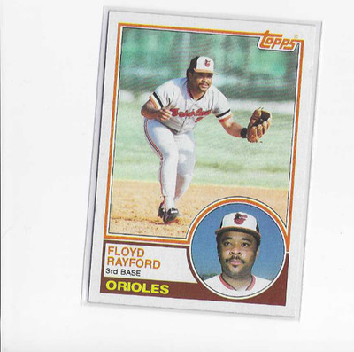 1983 Topps Floyd Rayford Rookie #192 NM Orioles