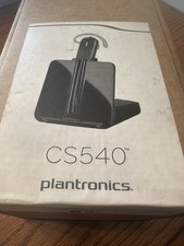 Plantronics CS540 Convertible Wireless Headset System w/Power Cable, Etc -READ-