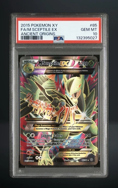 PSA 10 Mega Sceptile Ex 85/98 XY Ancient Origins FA/M 2015 Mid Era Pokemon