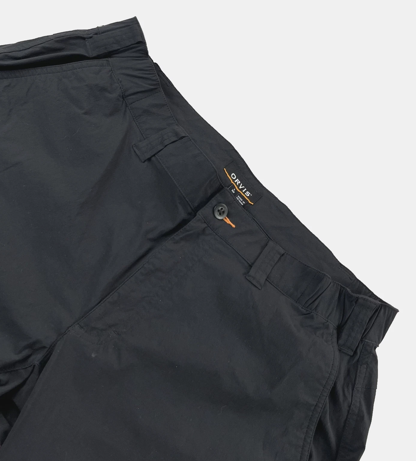 Orvis Outdoor Hiking Pants Black Cargo Nylon Stretch Lightweight Mens Large
Opens in a new window or