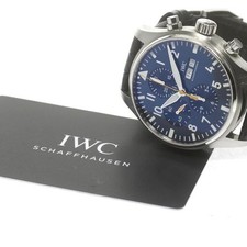 IWC SCHAFFHAUSEN PILOT'S WATCH IW377729 43mm SS Blue Dial Automatic #C093