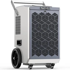 160 Pints Commercial Dehumidifier with Pump and Drain Hose for Basements, Heavy