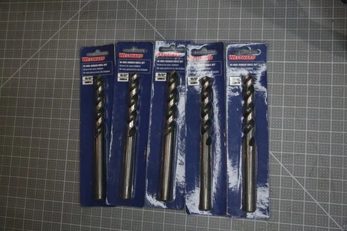 Lot of 5 15/32" Hi-Nox Jobber Drill Bits