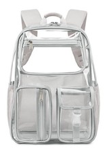 Clear Backpack Heavy Duty for Stadium Events,16in Large See Through Bookbag