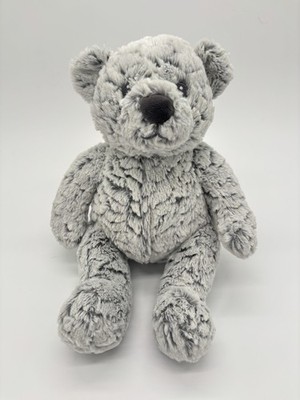 First Impressions Gray Teddy Bear 10'' Super Soft Plush Stuffed Animal