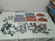 Vintage BMC Toys 1995 Gettysburg Action Figures & Playset,civil war. partial set