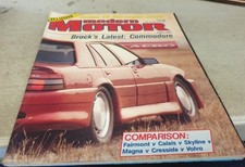 Jun 1988 Modern Motor Mag BROCK VL AERO Elante EA VL CALAIS Elite Skyline Volvo