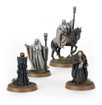 Saruman the White & Gríma Grima Wormtongue Middle Earth Strategy Battle Game