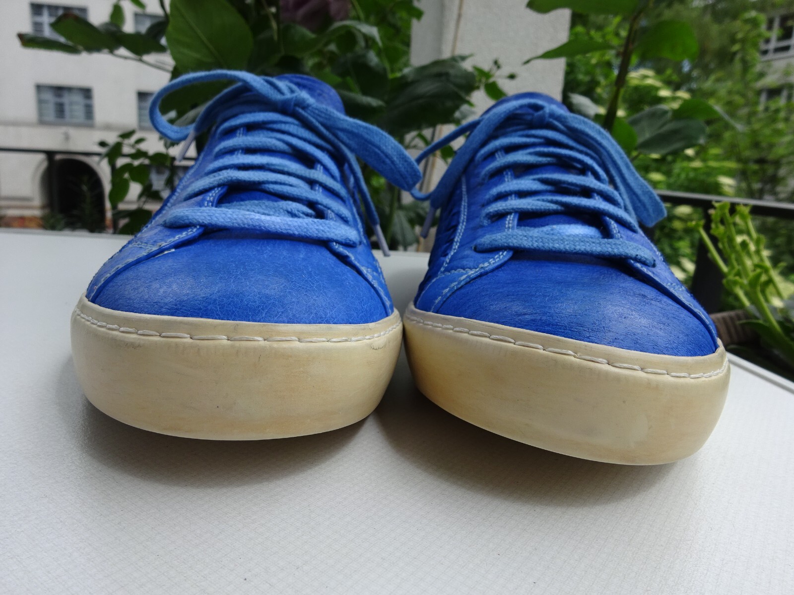 PANTOFOLA D’ORO PANTOFOLA D'ORO SUPER STAR Extra Indaco Blu Dam Sneaker Pelle Italy Tg.39 Nuova