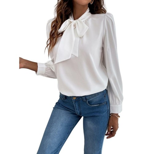 Blusas de Mujer Elegantes Fina de Moda Formales Casuales Camisas Para Mujer  | eBay