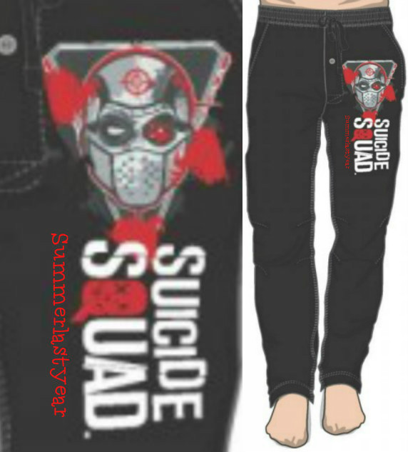 DC Comics Suicide Squad DEADSHOT Unisex Pajama / Sleep Pants Free Ship