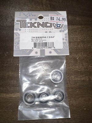 Tekno TKRBB06135F   Ball Bearing (6x13x5, flanged, shielded, 4pcs)