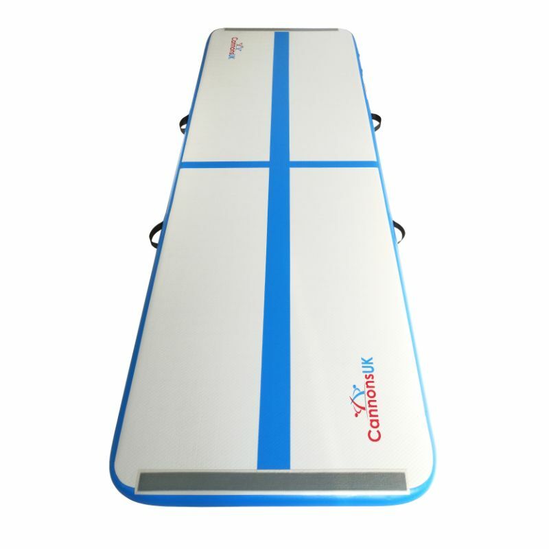 Cannons UK Air Track Pro Air Floor 3m x 1m x 10cm gymnastics mat, blue