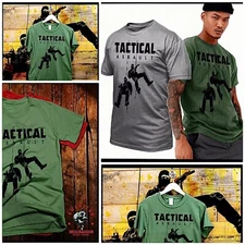 Tactical t-shirt special operations rappelling combat assault special forces ops