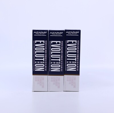 Alfaparf Milano Evolution Permanent Hair Color - 1.11 - Pack of 3- New Packaging