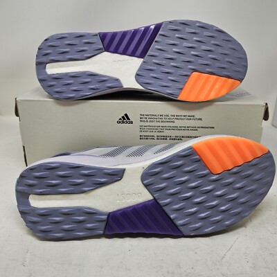 Adidas Avryn Low Comfy Athletic Sneakers Men\'s Size 10.5 Silver Violet HP5979 Men main image 4