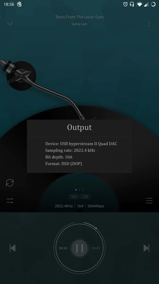 ESS ES9280c Pro USB C Portátil DAC a Puerto de Equilibrio 4.4, 32bit384kHz, Alta Resolución DSD256 Foto 3 de 4