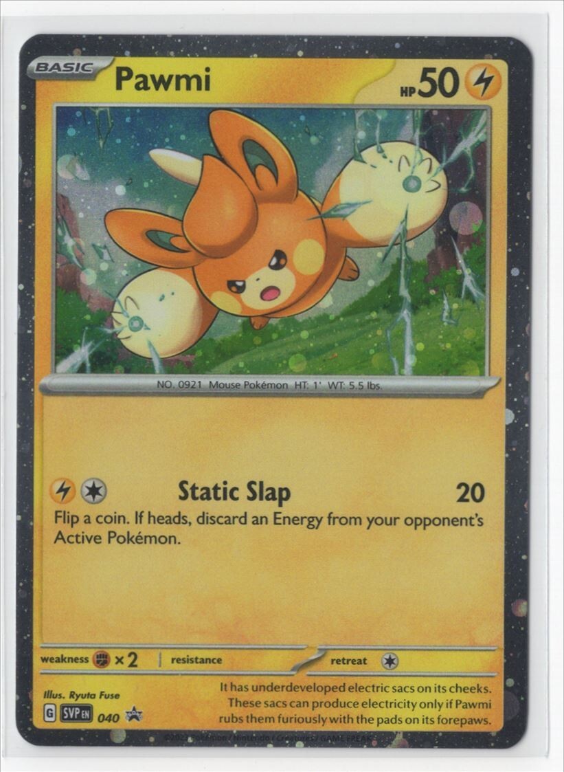 Pokemon Scarlet & Violet Black Star Promo - Pawmi SVP 040