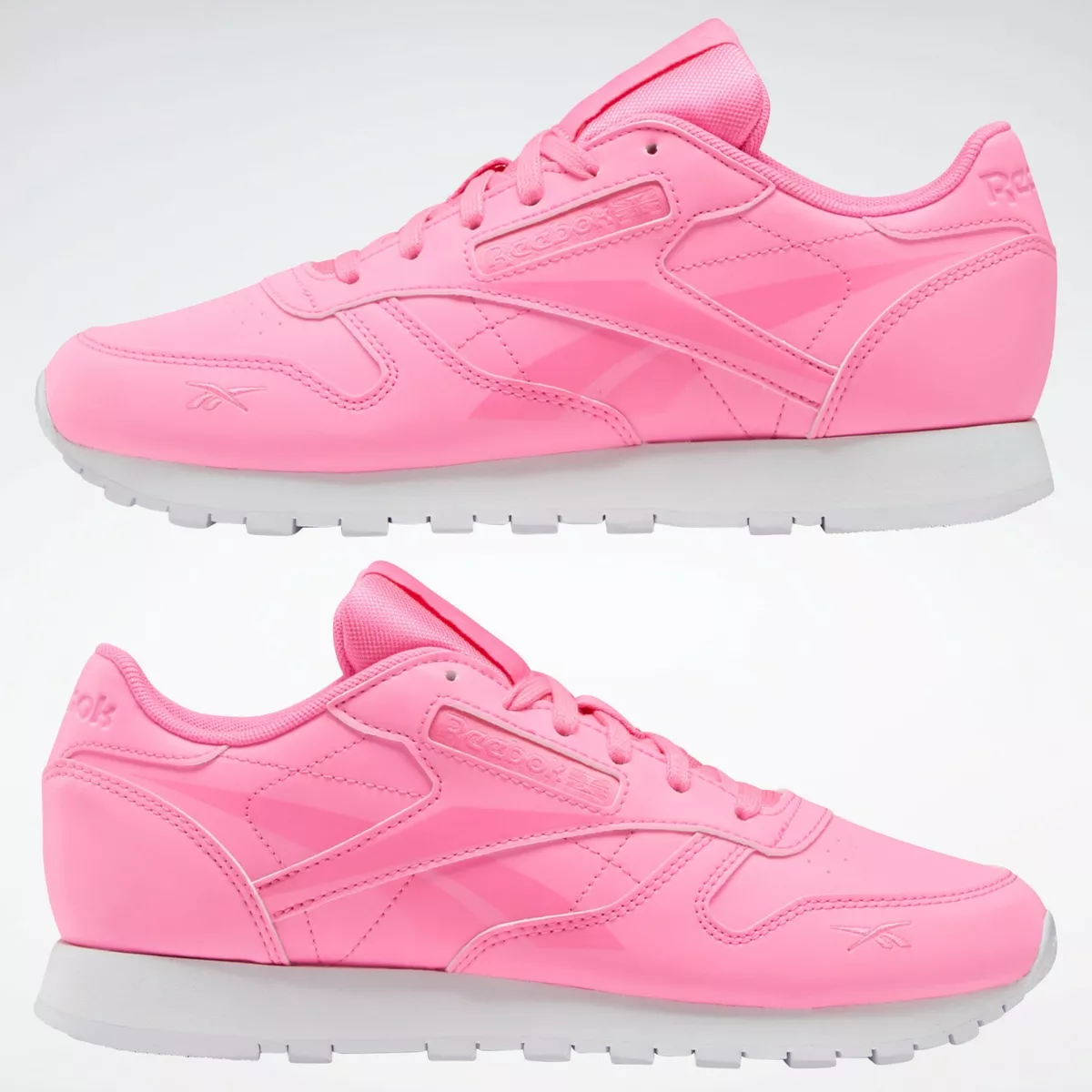 Reebok Womens Classic Running Shoes Pink FV1079 Trainer Harman | eBay