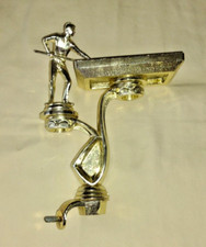 Vintage 1991 Pool Billiards Table Trophy Award no base. Pool Room or Man Cave