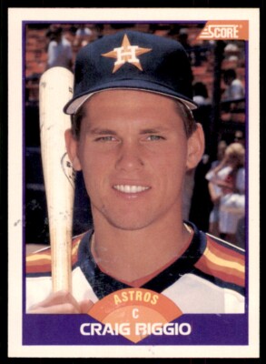 1989 Score #237 Craig Biggio RC/Inconsistent design,/portrait on front