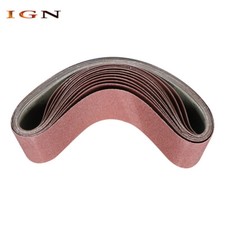 4" x 36" Sanding Belts 60 80 120 150 240 400 Grit Belt Sander Sandpaper 12PCS