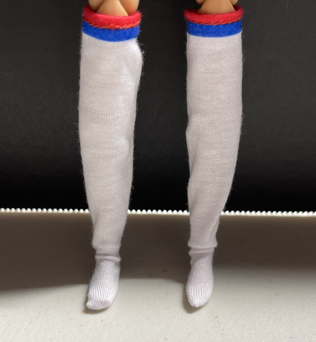 SAOLA BARBIE White Soccer Socks only from Alex Morgan Doll NEW