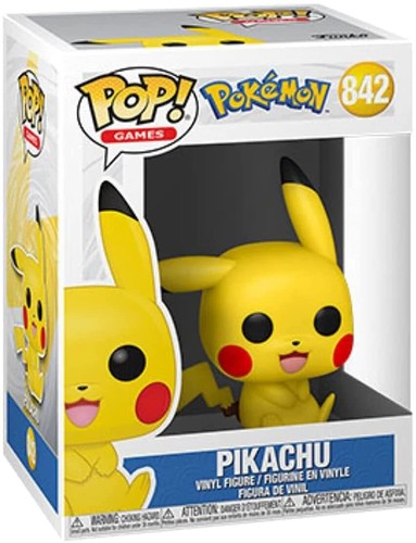 Funko Pop Jeux Pokemon Pikachu ( Assis ) Funko Pop Jeux Pokemon Pikachu ( Assis ) | Funko Pop | 2 Funko Pop Jeux Pokemon Pikachu ( Assis ) | Funko Pop