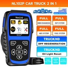 NEXAS NL102 Plus Heavy Duty Truck Diesel Diagnostic DPF Regen Scanner Oil Reset