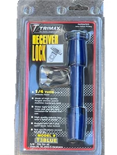 TRIMAX Hitch 5/8" Diameter Key Receiver Lock pin KEY 2.5" span 2" receiver