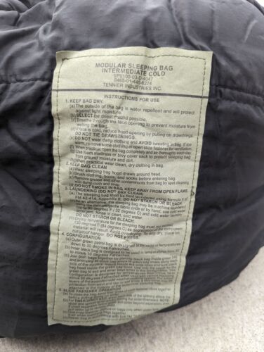Gut - US-Militär Zwischen Kaltes Wetter modular schwarz Schlafsack - Bild 8 von 10