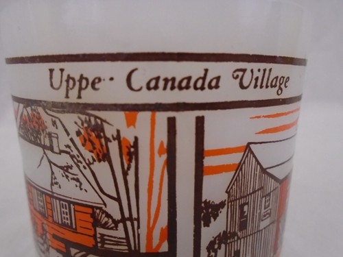 One Vintage Upper Canada Glass bake Milk Glass Stack-able Mug - Picture 6 of 7